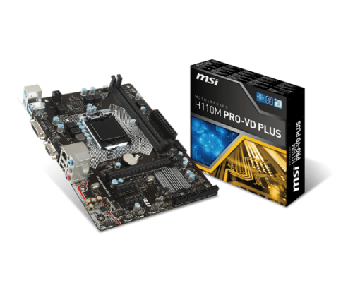 MAINBOARD MSI H110M PRO VD Renew DVI only