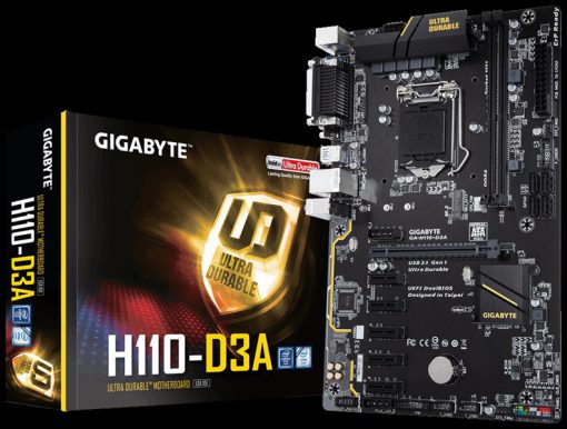 MAINBOARD GIGABYTE H110M-D3A BẢN DÀI 1151