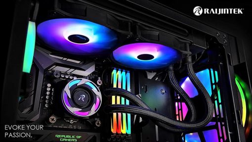 QUẠT TẢN NHIỆT NƯỚC AIO RAIJINTEK EOS 240 RBW - Ảnh 3