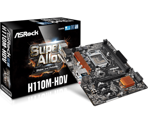 MAINBOARD ASROCK H110M-HDV CŨ SOCKET 1151
