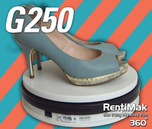 BÀN TRƯNG BÀY QUAY TRÒN 360 ĐỘ RENTIMAK G250 - Ảnh 2