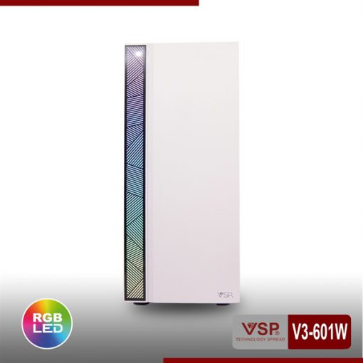VỎ CASE GAME VSP V3-601W (Trắng) - Ảnh 2