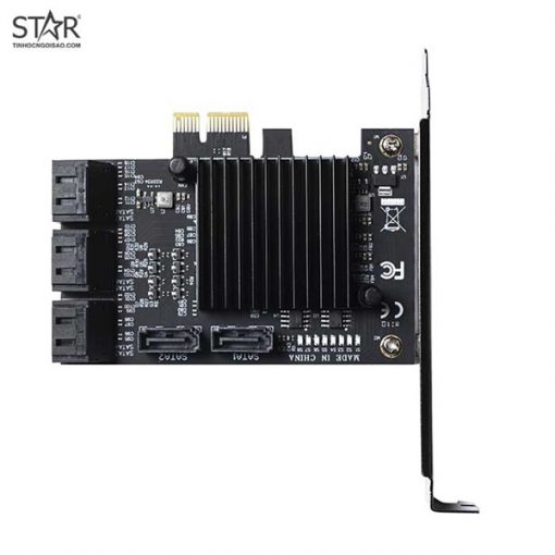 Card PCIe X1 8 Port Sata III 6Gbps Controller