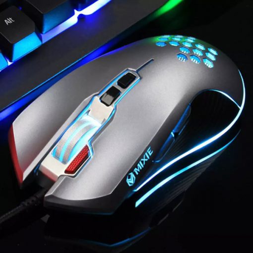 Chuột Gaming Mixie M10 Kết Nối Usb - Rgb Có Dây 8 Nút 4800 Dp - Ảnh 3