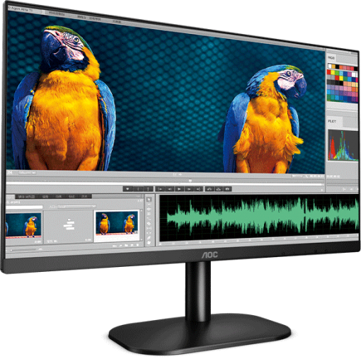 MÀN HÌNH LCD AOC 24B2XHM/74 23.8" FHD 75Hz HDMI VGA - VIỀN SIÊU MỎNG