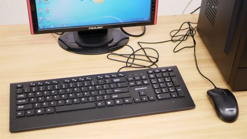 BỘ PC VĂN PHÒNG G31, E7500, RAM 4G, SSD 120G, CASE GIPCO, MH 17" - Ảnh 4