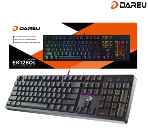 Bàn Phím Cơ Gaming Dareu EK1280S Brown Switch Mới