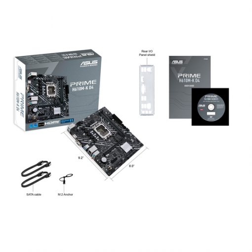 Mainboard Asus H610M-K Prime DDR4 Mới Chính Hãng - Ảnh 2