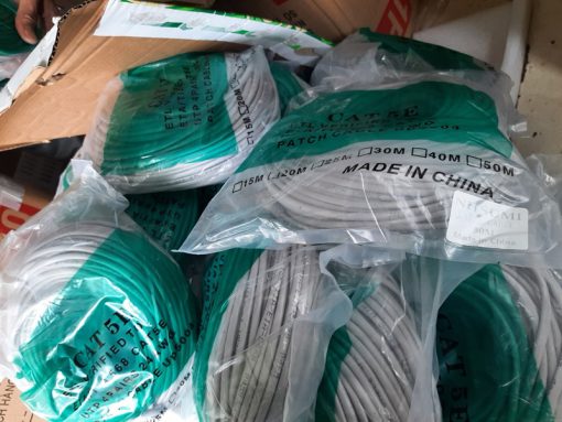 Dây mạng bấm sẵn 30m đúc 2 đầu cat 5
