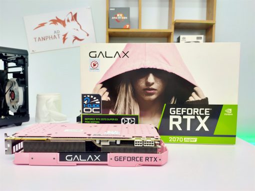 VGA Galax RTX 2070 Super 8G GDDR6 EX (1-Click OC) PINK Edition Mới - Ảnh 2