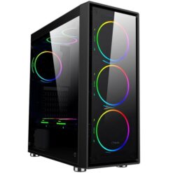 CASE AMD RYZEN 3, MAIN A320, CARD RX580 FULL MỚI