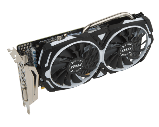 CARD VGA MSI RADEON RX570 ARMOR 4G OC CŨ - Ảnh 3