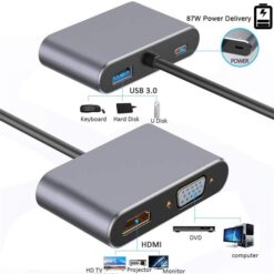 Cáp chuyển USB 3.0 ra HDMI / VGA