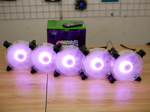 BỘ FAN LED RGB 2 MẶT COOLING RGB + HUB + REMOTE