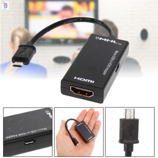 Cáp chuyển Micro USB to HDMI Adapter Cable 1080P - Ảnh 2