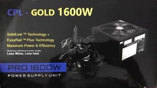 NGUỒN TRÂU CÀY CPL GOLD 1600W CŨ