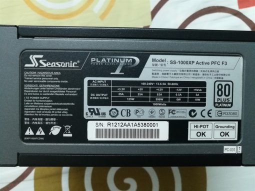 NGUÔN TRÂU CÀY SEASONIC PRIME 1000W CŨ