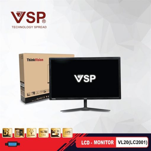 Màn hình vi tính VSP LCD monitor 20 inches VL20(LC2001) - Ảnh 2
