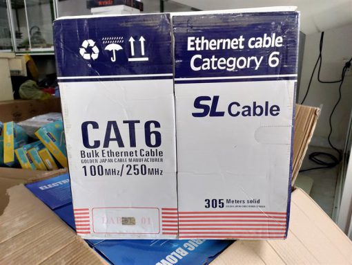 CÁP MẠNG GOLDEN LINK CAT6 UTP 305M (xanh) - Ảnh 2