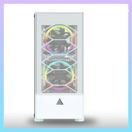 VỎ CASE GAMING VSP MẶT LƯỚI B86W (TRẮNG ) KÍNH CƯỜNG LỰC - Ảnh 3