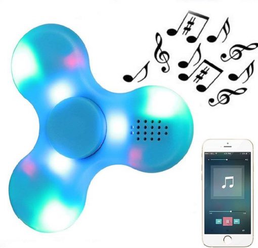 Hand Spinner Đèn Led Sạc USB Kiêm Loa Bluetooth Loại Tốt