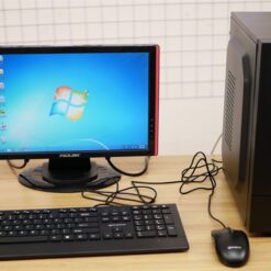 BỘ PC VĂN PHÒNG G31, E7500, RAM 4G, SSD 120G, CASE GIPCO, MH 17"