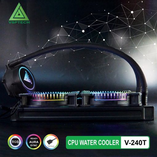 Tản Nhiệt Nước VSPTech V-240T XTREME GAMING Sync LED ARGB - Ảnh 5