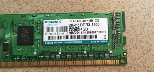 RAM Kingmax 4GB DDR3 Bus 1600 - Ảnh 2
