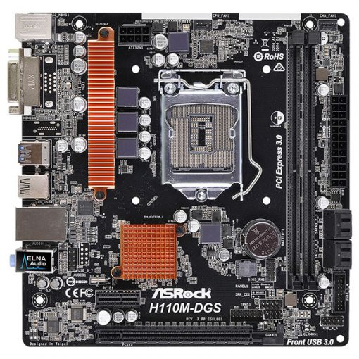 Mainboard Asrock H110M-DGS R3.0 Mới Chính Hãng - Ảnh 3