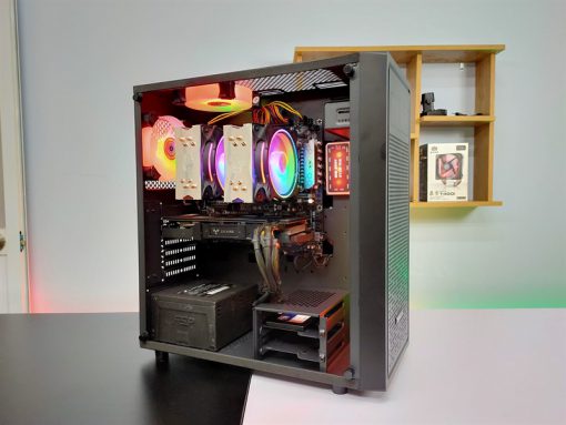 Bộ máy PC Workstation X79, 2 x Chip Xeon E5-2660 (16 nhân 32 luồng) , Ram 32G, SSD 256G, VGA Igame 1060 3G, CASE DEEPCOOL E-SHIELD - Ảnh 4