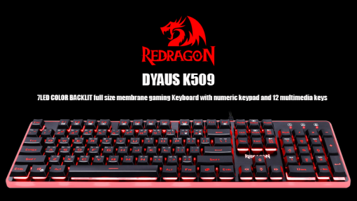 BÀN PHÍM GIẢ CƠ REDRAGON DYAUS K509 - Ảnh 3