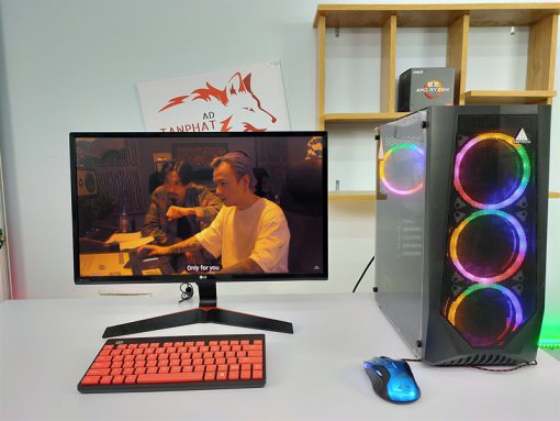 BỘ MÁY PC GAMING – ĐỒ HỌA B150M, I3-9100F, RAM 8G, SSD 240GB, VGA 660 2G D5, CASE KA230 LED RGB - Ảnh 3