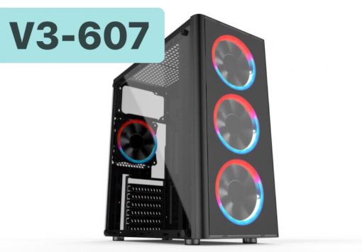 VỎ CASE MÁY TÍNH VSP V3 607 KÍNH CƯỜNG LỰC - Ảnh 3