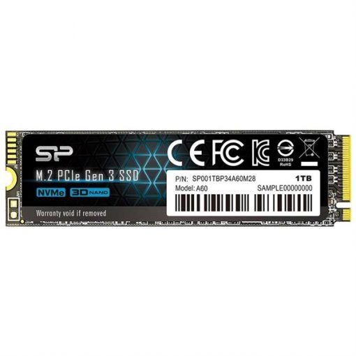 Ổ CỨNG SSD 1TB SILICON A60 M.2 NVME PCIe GEN 3x4 MỚI