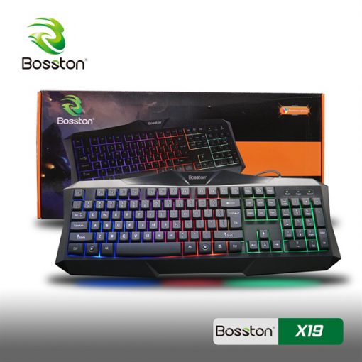 Bàn phím Bosston X19 Gaming LED 7 MÀU