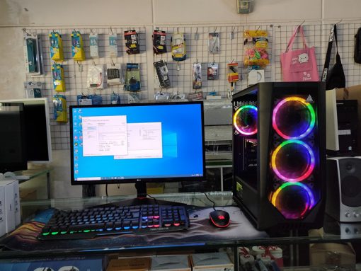 BỘ MÁY PC GAMING – ĐỒ HỌA B150M, I3-9100F, RAM 8G, SSD 240GB, VGA 660 2G D5, CASE KA230 LED RGB