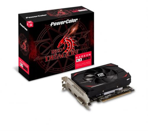 VGA Radeon RX550 2G GDDR5 PowerColor Red Dragon - Ảnh 2