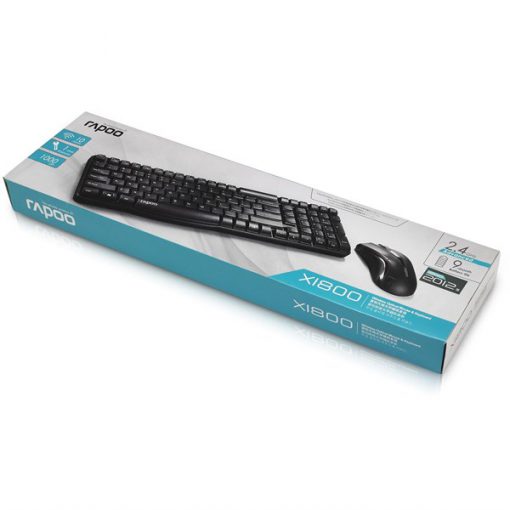 Bộ Phím Chuột Không Dây RaPoo X1800 Mới - Ảnh 3