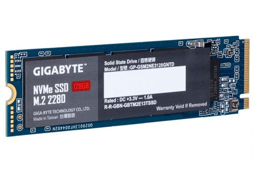Ổ cứng SSD Gigabyte 128GB M.2 2280 PCIe NVMe Gen 3x4 (Đọc 1550MB/s, Ghi 550MB/s) - (GP-GSM2NE3128GNTD) - Ảnh 2