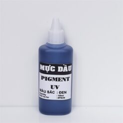 Mực dầu Pigment UV màu Đen (BK) - Loại 100ml