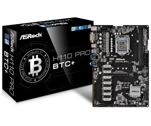 MAINBOARD ASROCK H110 BTC PRO CŨ (BẢN DÀI)