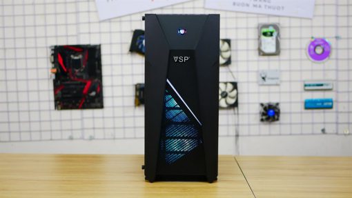 BỘ MÁY PC WORKSTATION X79, 2 CHIP XEON E5-2670, RAM 32G, SSD 240GB, VGA RX570 8G, CASE VSP B17