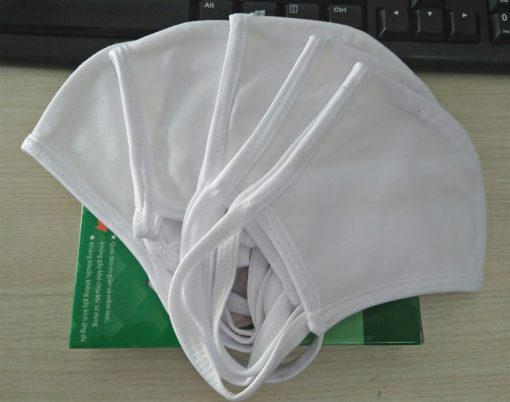 KHẨU TRANG 2 LỚP VẢI KHÁNG KHUẨN (HỘP 5 CÁI) DÙNG 20 LẦN GIẶT - Ảnh 2