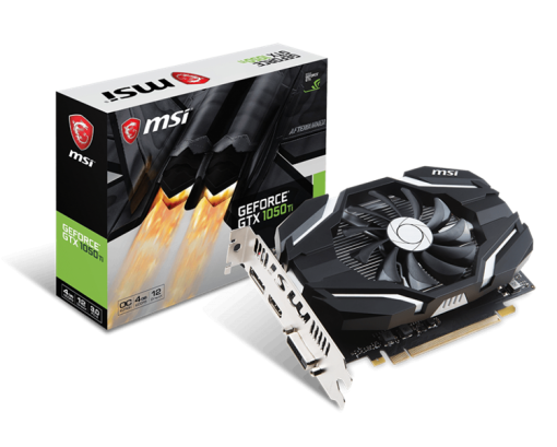 VGA MSI GTX 1050Ti 4GB MỚI