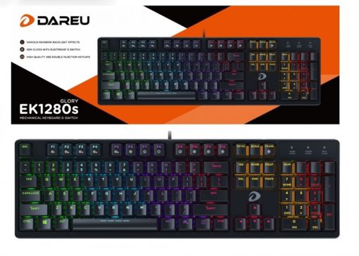 Bàn Phím Cơ Gaming Dareu EK1280S Brown Switch Mới - Ảnh 3