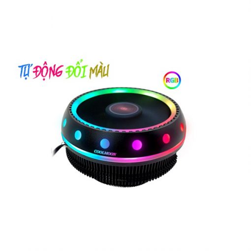 Fan CPU Coolmoon UFO X Led RGB - Ảnh 4
