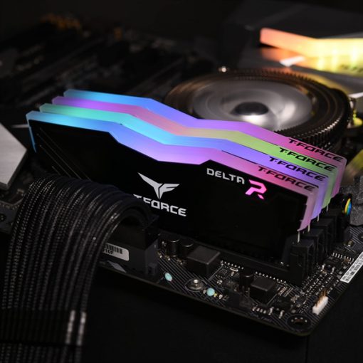 Ram DDR4 TeamGroup 16G/3200 T-Force Delta RGB (1x 16GB) (TF3D416G3200HC16FBK) (Đen) - Ảnh 2