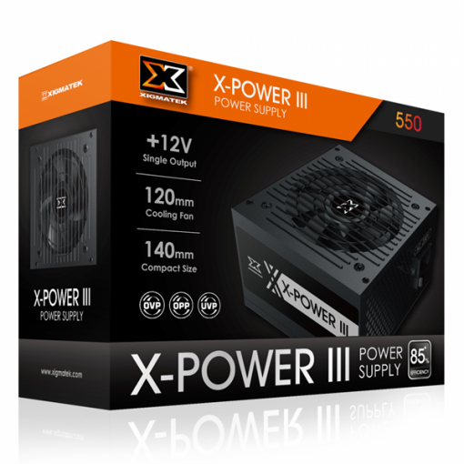 NGUỒN XIGMATEK X-POWER III 550 - 500w CŨ