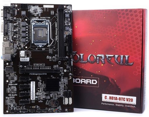 MAINBOARD COLORFUL CF-H81A-BTC V20 CŨ (1150) - Ảnh 2
