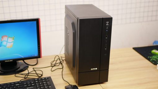 BỘ PC VĂN PHÒNG G31, E7500, RAM 4G, SSD 120G, CASE GIPCO, MH 17" - Ảnh 2